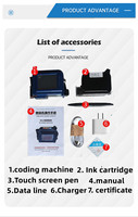Printer Inkjet Semi-otomatis Genggam yang Mudah Dioperasikan untuk Kemasan Makanan dengan Tinta Cepat Kering