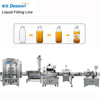 Ligne de production de remplissage automatique de bouteilles en plastique de sirop à prix d'usine Machine à emballer de remplissage de bouteilles en verre de liquide visqueux