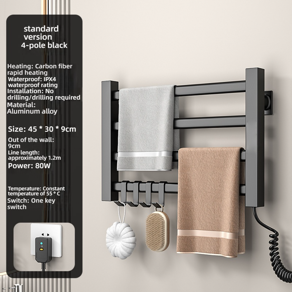 45x30 noir [Simple couche 4 barres] Commutation en un clic