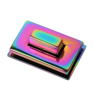 Sang Trọng Mini Kẽm Hợp Kim Đa-Màu Sắc Pít Tông Khóa | Ngạnh Sửa Chữa Chèn <span class=keywords><strong>Clasp</strong></span> Cho Tự Làm Túi Xách Đóng Cửa - Product Image 3