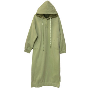 Custom Factory <strong>Women</strong> Autumn Winter Pocket Hip-hop Thick Fleece Hooded Long <strong>Hoodie</strong> <strong>Dress</strong> - Product Image 1
