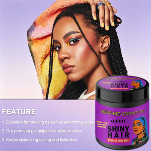 Gel Coiffant Luxfume 17oz Anti-Flocons Brillance Intense pour Tresses, Twists, Locs et Bords – Contrôle des Frisottis, Tous Types de <span class=keywords><strong>Cheveux</strong></span>, Non Gras - Product Image 3
