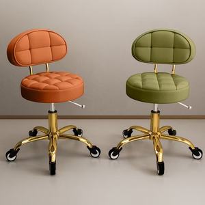 Salon Furniture Beauty Stool Barber Shop <b>Hairdressing</b> Salon <b>Chair</b> Rotating Lifting Round Stool Pulley Salon Stool - Product Image 5