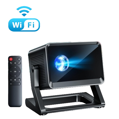 Auto Correction Electric Focus WiFi for Ultra HD 4K Projector 150 Inch Screen Mobile Data Show Built-in Speakers 3D Ready