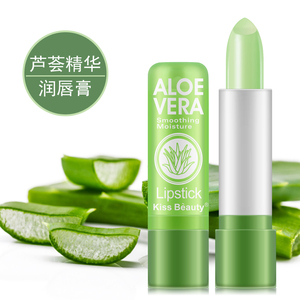 Bálsamo Labial de <span class=keywords><strong>Aloe</strong></span> <span class=keywords><strong>Vera</strong></span> Humectante que Cambia de Color con la Temperatura, Lápiz Labial Antienvejecimiento, Bálsamo Decolorante para el Cuidado de <span class=keywords><strong>Labios</strong></span>, Barra Natural - Product Image 2