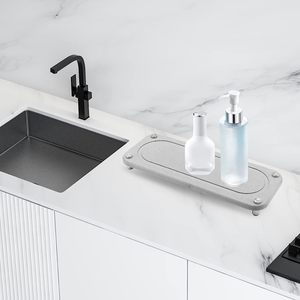 FIGOO - Organizador <span class=keywords><strong>de</strong></span> Fregadero <span class=keywords><strong>de</strong></span> Diseño Personalizado con Toallero, Bajo MOQ, Escurridor <span class=keywords><strong>de</strong></span> Esponjas <span class=keywords><strong>de</strong></span> Secado Rápido, Fácil Instalación para Comercios Minoristas - Product Image 3