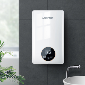 Calentador <span class=keywords><strong>de</strong></span> agua con pantalla táctil para ducha eléctrica, dispositivo <span class=keywords><strong>de</strong></span> calefacción <span class=keywords><strong>de</strong></span> 220V, 6Kw, 6000W, 5000W, 4000W y 3000W, color blanco, barato - Product Image 6