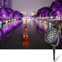Projecteur LED extérieur en aluminium étanche IP65 avec télécommande, léger, garantie 2 ans, angle de faisceau 120°, haute puissance DC12V