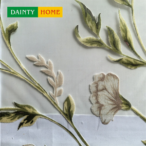 Venta al por mayor elegante hogar dormitorio francés americano bordado flor lujo <span class=keywords><strong>cortinas</strong></span> transparentes para la <span class=keywords><strong>casa</strong></span> - Product Image 2
