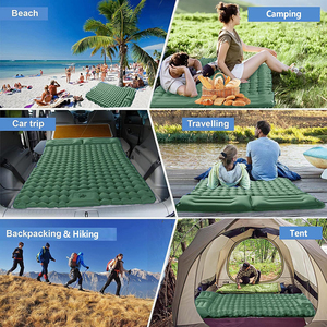 <span class=keywords><strong>Matelas</strong></span> auto-gonflant léger <span class=keywords><strong>pour</strong></span> 2 personnes avec double oreiller et pompe à pied intégrée, idéal <span class=keywords><strong>pour</strong></span> le voyage, le sommeil et le camping - Product Image 6