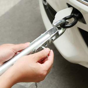 Barre de remorquage de sécurité automobile avec sac de transport 3 pièces 1,8 m 2,0 t pour le sauvetage en cas de panne sur la route - Product Image 4