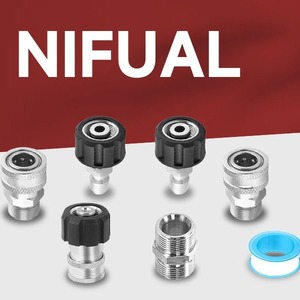 Conector Rápido de Acero Inoxidable Sulai Machinery de 3/8 para Pistola de Agua de Alta Presión, Juego de 6 Piezas - Product Image 5