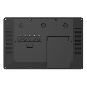 Contemporary LCD Display <strong>Atomic</strong> Wall <strong>Clock</strong> RCA WWVB Antique Style Plant Pattern Needle Plastic Table Stand For Wedding Occasions