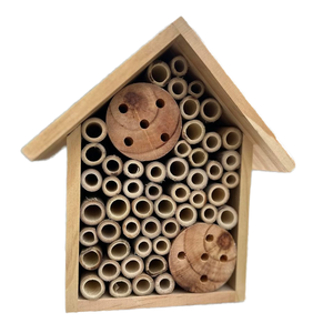 BSCI pour FSC personnalisé moderne extérieur en bois maçon abeille maisons en bois naturel abeille hôtel pour les papillons de jardin - Product Image 2