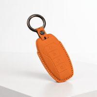 Produit très vendu sur plusieurs plateformes, spécifique à BYD, étui à clés en cuir véritable portable et confortable qui protège contre l'usure