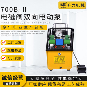 Pompe à huile électrique bidirectionnelle haute pression 700B-II, pompe hydraulique à double circuit avec levage synchrone pour utilisation en station de pompage - Product Image 2