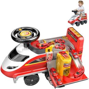 电动火车儿童助行器玩具3岁三轮塑料轨道车停车场厂家直销发货批发 - Product Image 1