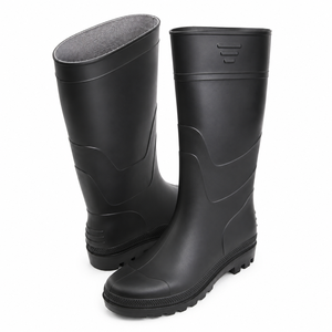 <span class=keywords><strong>Stivali</strong></span> da <span class=keywords><strong>Pioggia</strong></span> in PVC Personalizzati, Leggeri e Impermeabili, <span class=keywords><strong>Stivali</strong></span> da Lavoro in Gomma per Adulti, Neri, Produzione all'Ingrosso per OEM - Product Image 2