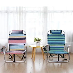 Groothandel Verstelbare Lichtgewicht Draagbare Opvouwbare Strandstoelen Outdoor Opvouwbare Verstelbare Lounge Camping Rugzak Strandstoel - Product Image 2