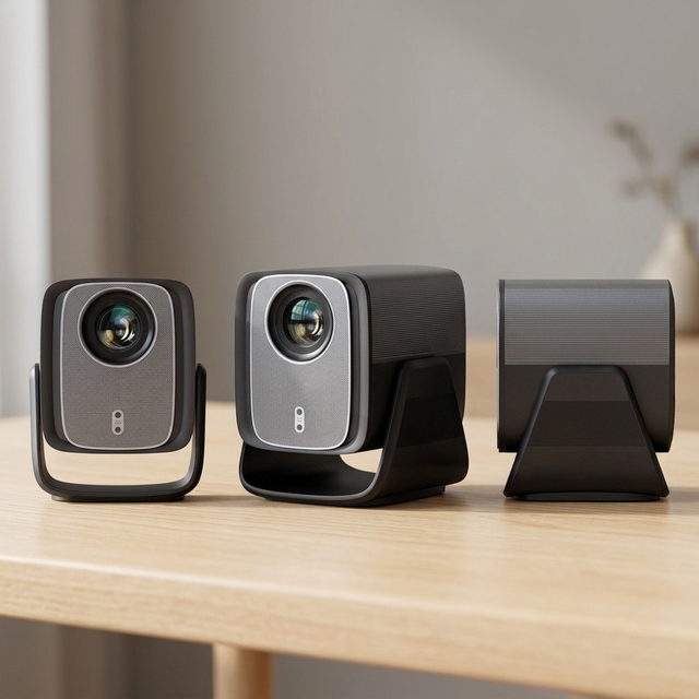 X5AR Rotatable Smart Projector, Low Latency Gaming, Two-way BT5.4, Multiple Installation, Great for Indoor Family Entertainment
