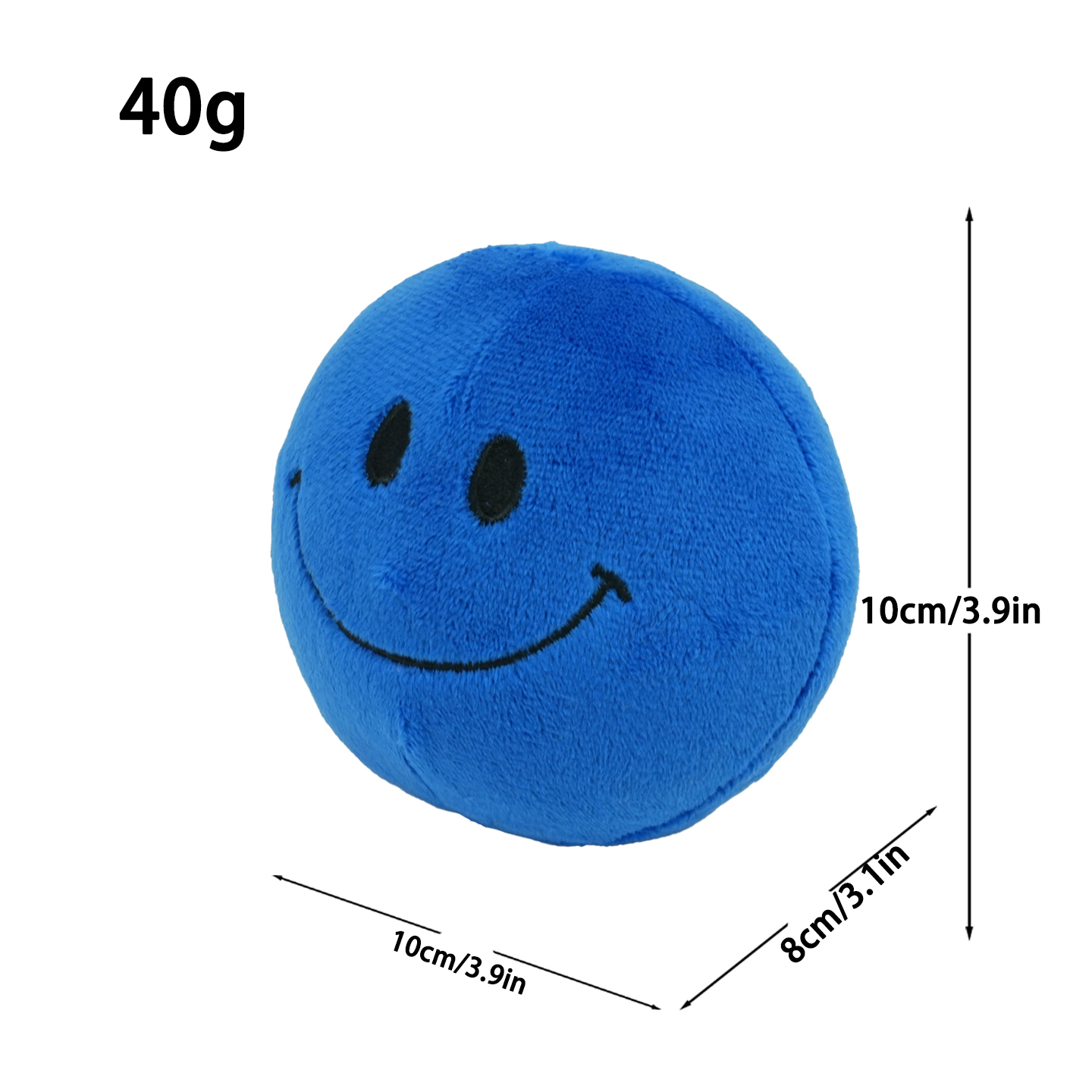 Balle anti-stress bleue