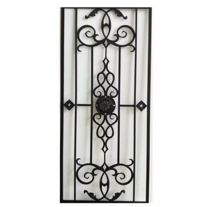Puerta <span class=keywords><strong>de</strong></span> Entrada Residencial Shouhua <span class=keywords><strong>de</strong></span> <span class=keywords><strong>Hierro</strong></span> <span class=keywords><strong>Forjado</strong></span> con Recubrimiento en Polvo Resistente al Óxido, <span class=keywords><strong>Vidrio</strong></span> Templado <span class=keywords><strong>de</strong></span> Seguridad Resistente a Impactos - Product Image 1