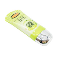 Emballages cosmétiques en plastique transparents écologiques sans BPA, tubes de crème solaire flexibles, couleur personnalisée, bouchon à vis, soins de la peau, estampage à chaud