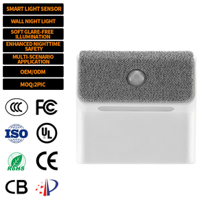 EGH Nuevo y Popular Fabricante OEM de Lámparas de Pared con Sensor Automático para Dormitorios, Mesitas de Noche y Pasillos - Diseño de Cruce de Líneas Nocturnas - Product Image 2