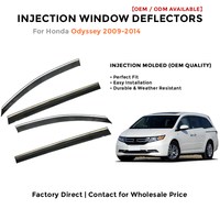 Déflecteurs de fenêtre latérale pare-pluie pour Toyota LC200 2008-2019 accessoires auto