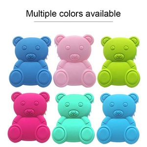 Cepillo de Ducha Exfoliante de Silicona Suave con Forma de Oso, Cómodo para Baño y Champú, para Bebés, Venta al por Mayor OEM y ODM - Product Image 6