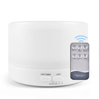 Diffuseur d'arômes d'huiles essentielles transfrontalier pour usage domestique, pulvérisation automatique de parfum, petit format, grande capacité (0,5-1L), alimentation USB, silencieux