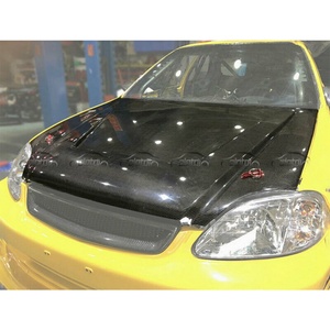 Pour Honda Civic EG EK 6ème génération Type R Si, capot moteur en carbone, 1996+ - Product Image 5