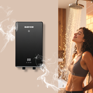 Chauffe-eau instantané intelligent 5000W pour la maison, la douche électrique pour la maison, le garage, le camping-car, la voiture, l'hôtel, utilisation en extérieur, <span class=keywords><strong>chauffage</strong></span> rapide, économie d'énergie - Product Image 1