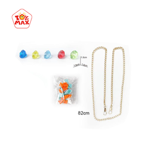 Sac à bandoulière transparent en plastique pour enfants, ensemble de <span class=keywords><strong>maquillage</strong></span> de jeu d'imitation et de rôle, boîte à jouets pour les enfants de 2 à 7 <span class=keywords><strong>ans</strong></span> - Product Image 4
