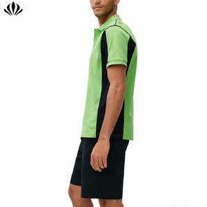 Camiseta <span class=keywords><strong>Polo</strong></span> de alta calidad Camisetas de bloque de color de manga corta de algodón para hombres <span class=keywords><strong>Polo</strong></span> - Product Image 3