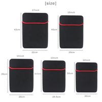 Housse d'ordinateur portable en néoprène avec logo personnalisé, étui de protection pour ordinateur portable, pochette souple pour tablette, sac pour le bureau et les affaires