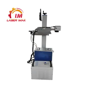 production line 20w water cooling raycus fiber laser metal marking machine