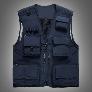 <span class=keywords><strong>Gilet</strong></span> de chasse et de pêche vintage KY BIG SIZE pour <span class=keywords><strong>homme</strong></span>, multi-poches, dos <span class=keywords><strong>en</strong></span> <span class=keywords><strong>maille</strong></span>, kaki, imperméable - Product Image 6