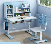 Bureau et chaise d'étude confortables pour enfants, design ergonomique moderne pour l'apprentissage et la détente - pour le bureau à domicile ou la chambre