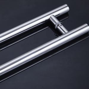 Maniglia per porta maniglia per doccia maniglia per porta a doppia faccia a forma di H vendita calda acciaio inossidabile 304 vetro scorrevole moderno accettabile - Product Image 4