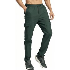 OEM Custom Plus Size Loose Cool Workout Lightweight <b>Men's</b> Pants <b>Cargo</b> <b>Jogger</b> With Side Pockets - Product Image 6