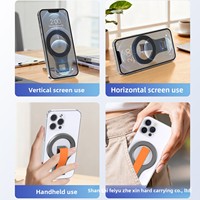 Support de téléphone portable magnétique double face antidérapant multi-angle avec sangle de poignet pour bureau – Vente directe usine