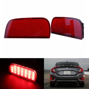 ไฟท้าย LED Honda Civic รุ่น 33555TBAA01 ไฟกันชนหลังพร้อมแผ่นสะท้อนแสงแบบดั้งเดิม 12V สำหรับปี 2016 รุ่นที่ 10 - Product Image 4