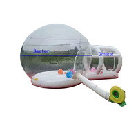 En vente personnalisé 3*5m blanc bulle maison château gonflable mignon aire de jeux extérieure pour enfants et adultes