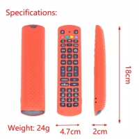 Housse de protection en silicone étanche et ajustée pour télécommande JIO TV – Durable, multicolore et lavable, idéale pour les entreprises commerciales