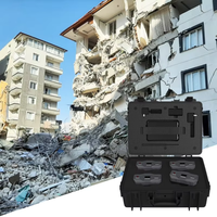 Detektor Radar Array Profesional Pelacak Target Nirkabel WiFi Link Proteksi IP65 Garansi 1 Tahun Deteksi 10m untuk Gempa Bumi