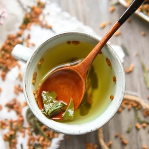 Vente en gros d'échantillon gratuit de thé <span class=keywords><strong>vert</strong></span> riz brun grillé <span class=keywords><strong>Genmaicha</strong></span> chinois logo et emballage personnalisés - Product Image 5