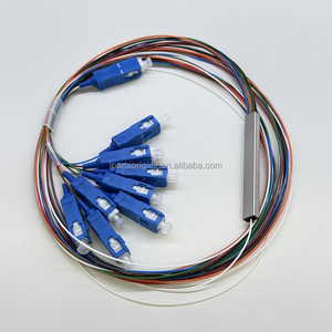 Divisor Óptico PLC de Fibra Desnuda SM 900μm G657A Mini de Acero con Conector Óptico SC/UPC para Caja de Distribución de Fibra - Product Image 3