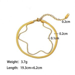 สินค้าใหม่สุดพิเศษจากดีไซเนอร์ เครื่องประดับแบบดั้งเดิมและทันสมัย สร้อยข้อเท้าชุบทองสำหรับผู้หญิงและเด็กผู้หญิง - Product Image 6