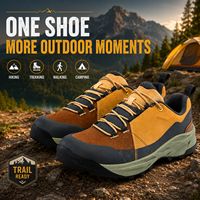 Chaussures de randonnée d'extérieur à bout large et zéro drop pour hommes et femmes, idéales pour le trekking, la marche et le camping sur sentier